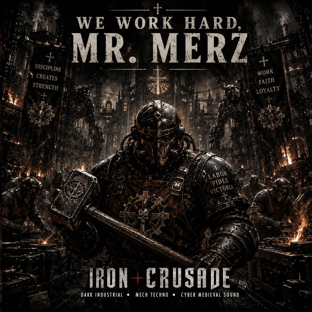 Cover zuWe Work Hard, Mr. Merz
